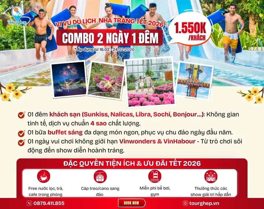 Combo Nha Trang 2 ngày 1 đêm