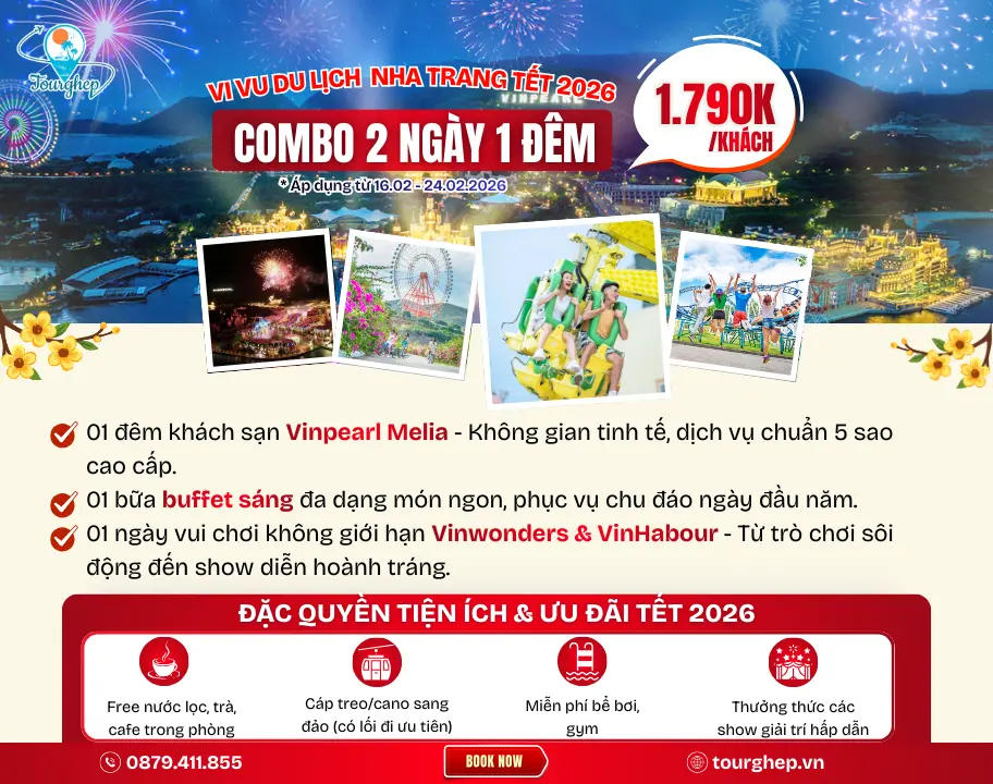 Combo Nha Trang 2 ngày 1 đêm