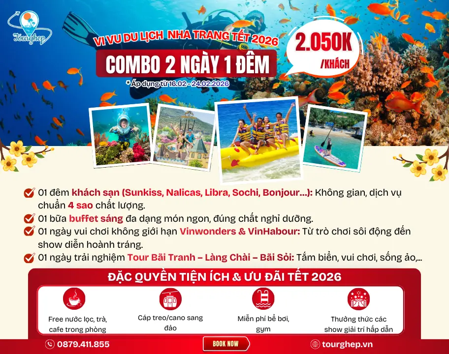 Combo Nha Trang 2 ngày 1 đêm