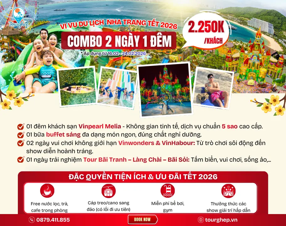 Combo Nha Trang 2 ngày 1 đêm