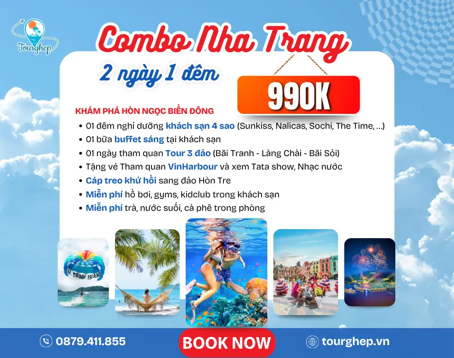 Combo Nha Trang 2 ngày 1 đêm