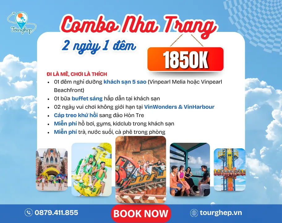 Combo Nha Trang 2 ngày 1 đêm