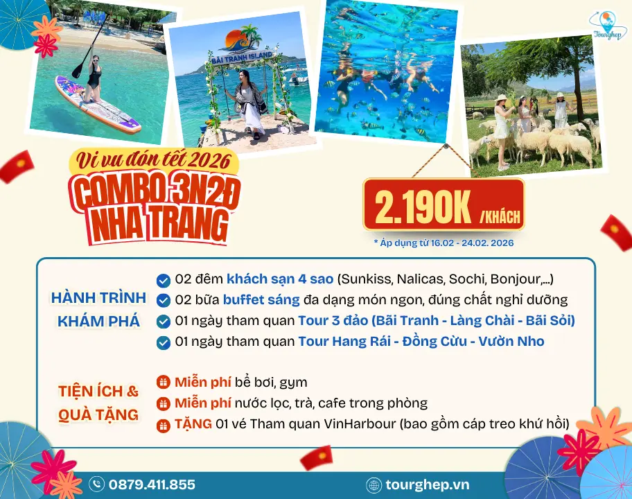 Combo Nha Trang 3 ngày 2 đêm