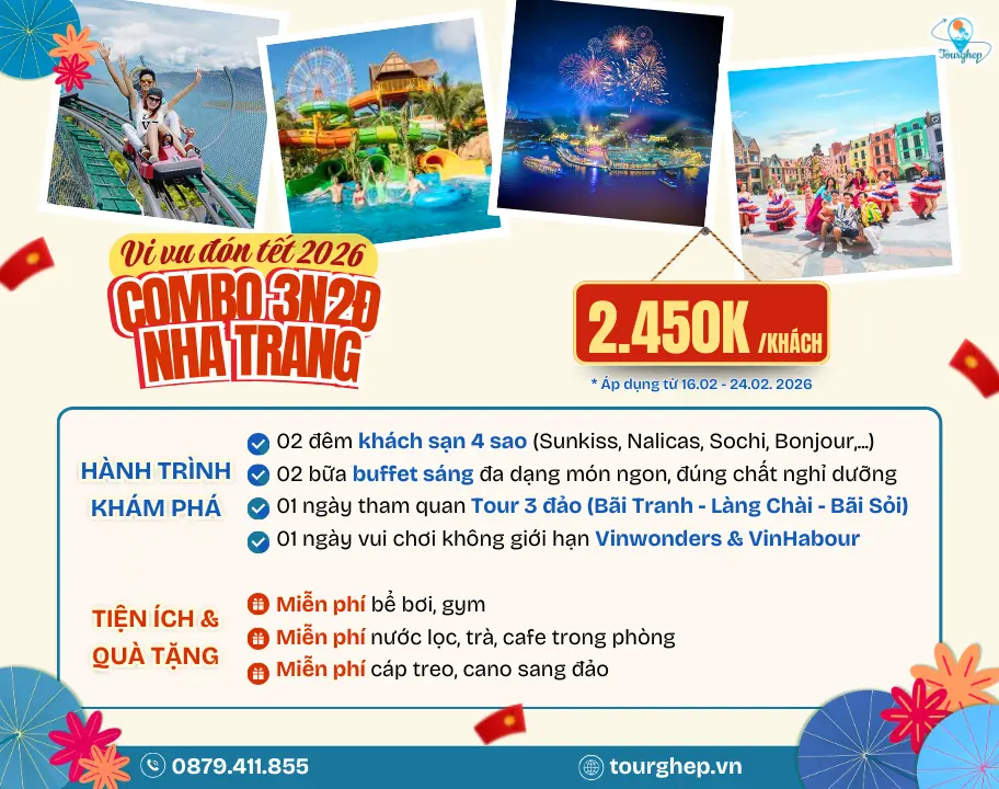 Combo Nha Trang 3 ngày 2 đêm