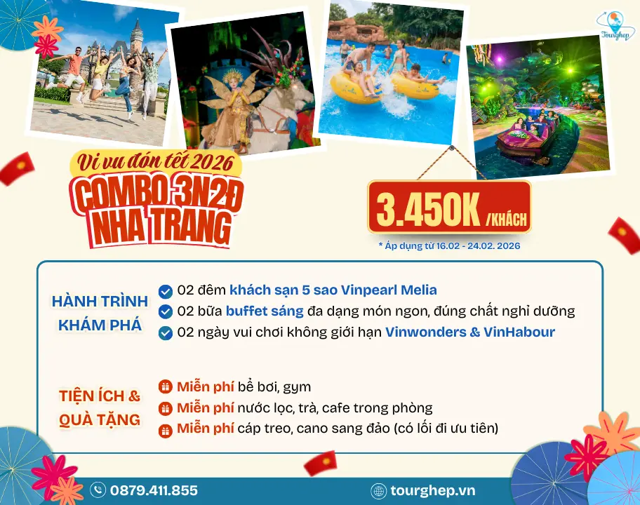 Combo Nha Trang 3 ngày 2 đêm