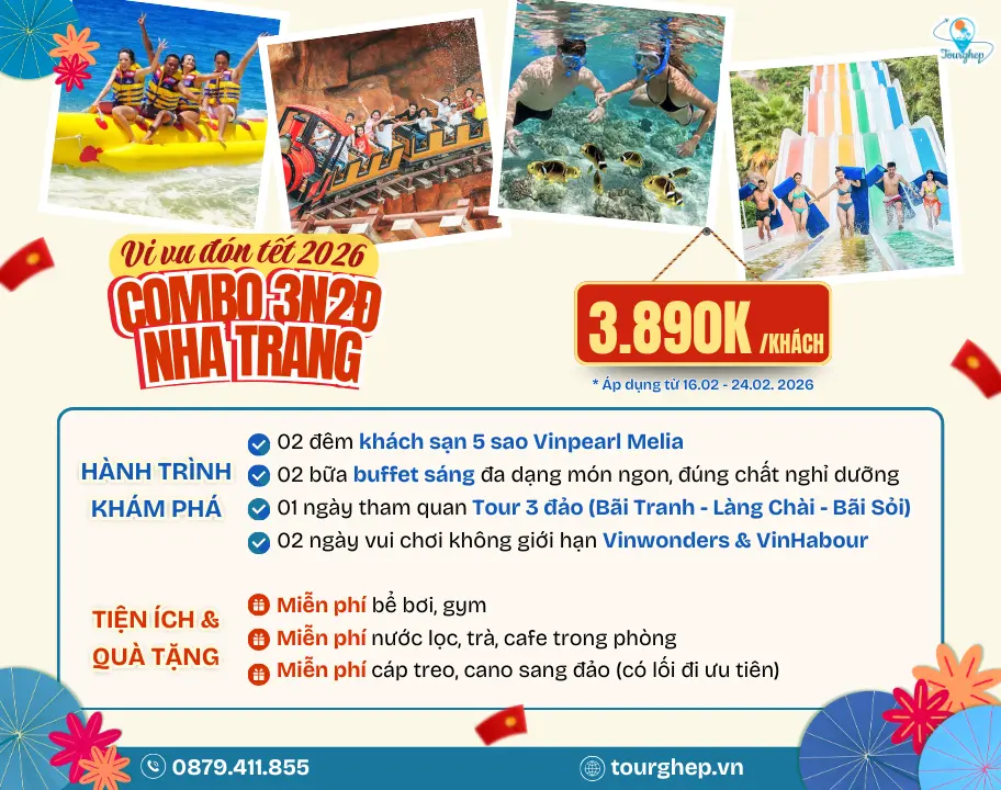 Combo Nha Trang 3 ngày 2 đêm