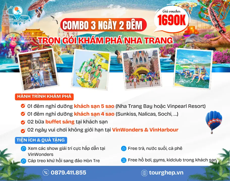 Combo Nha Trang 3 ngày 2 đêm