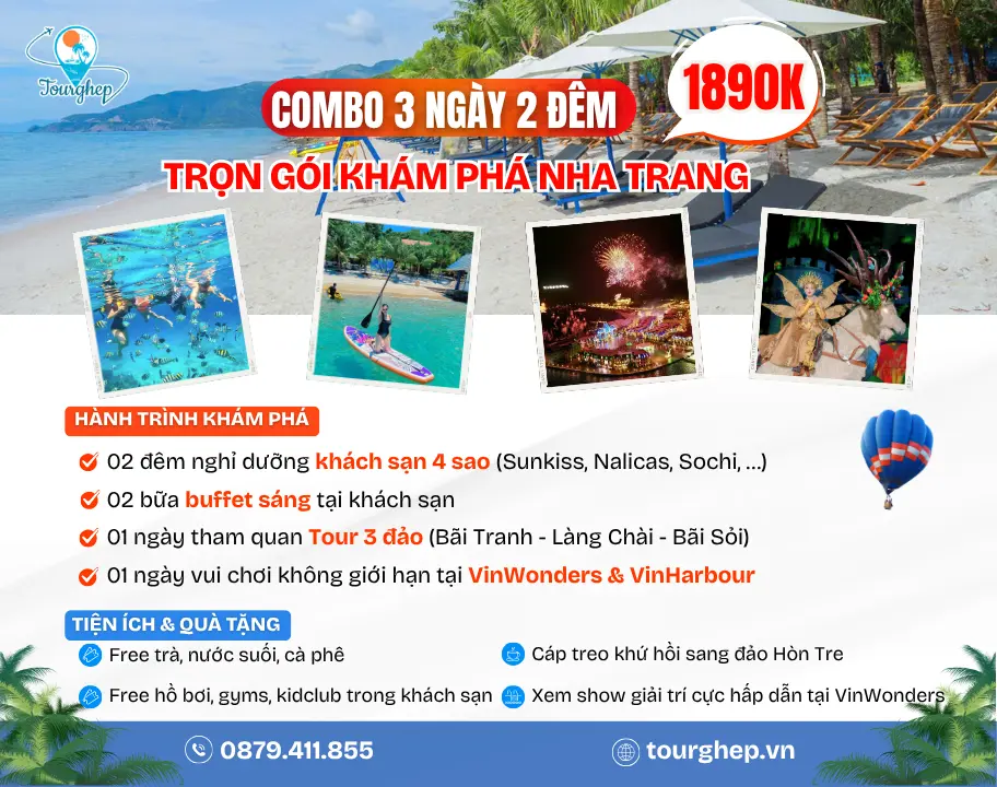 Combo Nha Trang 3 ngày 2 đêm