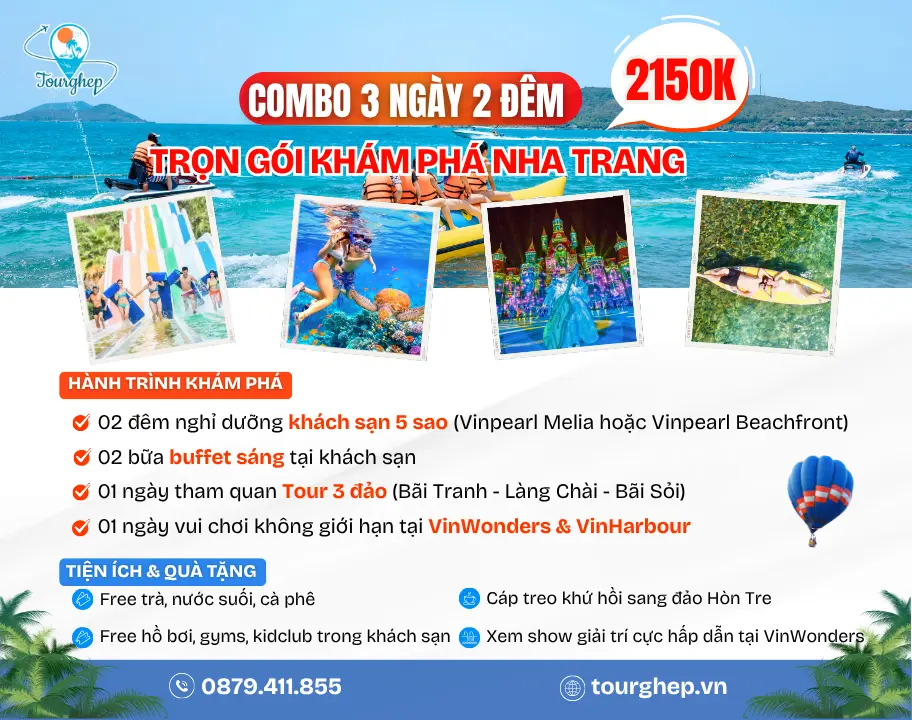 Combo Nha Trang 3 ngày 2 đêm