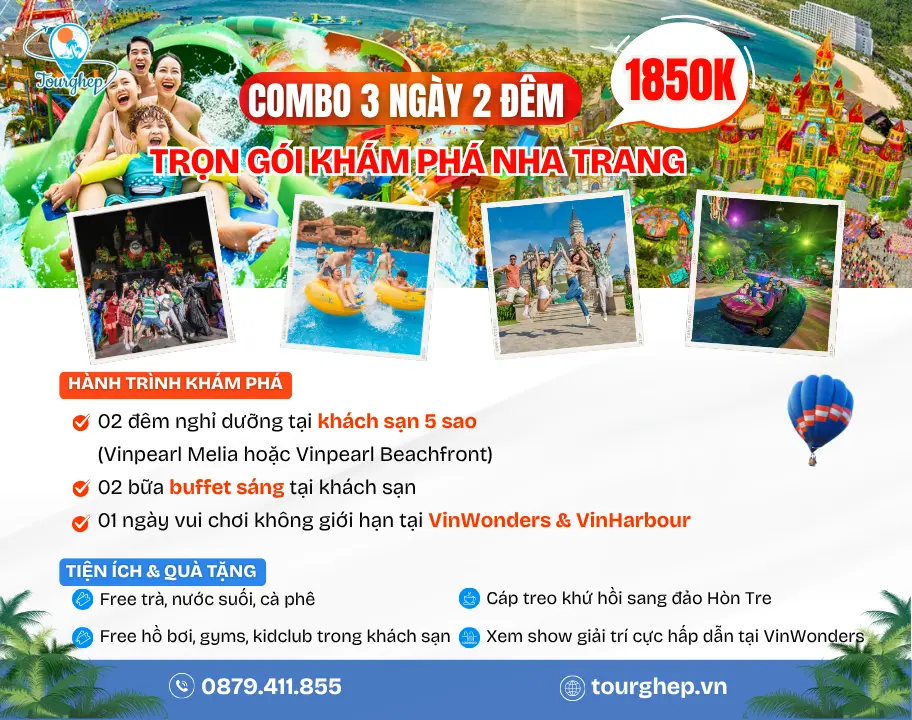 Combo Nha Trang 3 ngày 2 đêm