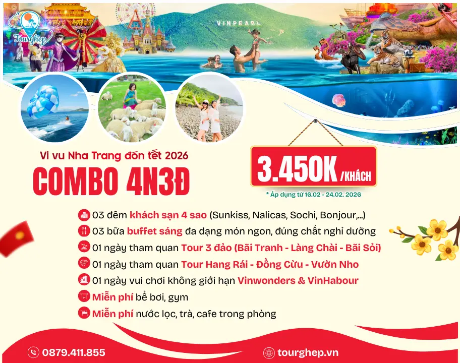 Combo Nha Trang 4 ngày 3 đêm